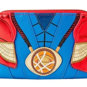 Loungefly Marvel Doctor Strange Metallic Zip-Around Wallet.